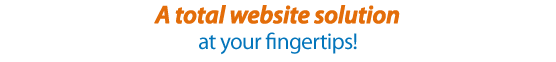 A total website solution at your fingertips!