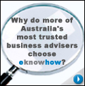Why do more of Australia's most trusted business advisers choose eknowhow?
